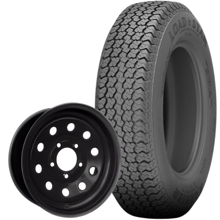 Kenda Loadstar Bias K550 Trailer Tire and 13" MOD Steel Trailer Wheel Combo  - Black