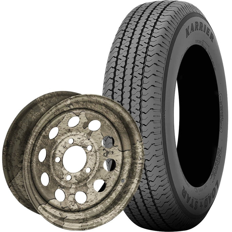 Kenda 14" MOD Sportsman Camo Wheel and Karrier KR03 Radial Tire Combo