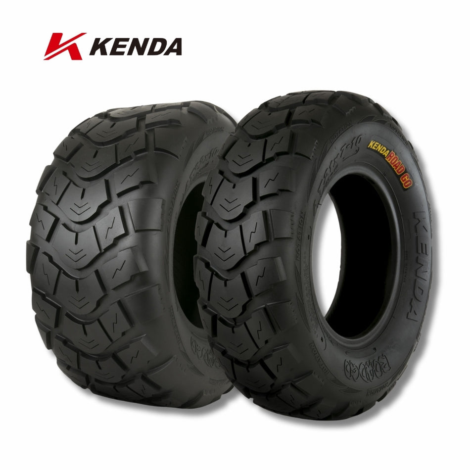 Kenda Road Go Front and Rear Tires with Kenda Logo