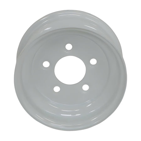 8" Kenda Steel Solid Center Trailer Wheel (8x3.75 / 4-4.0 Bolt Pattern)- White