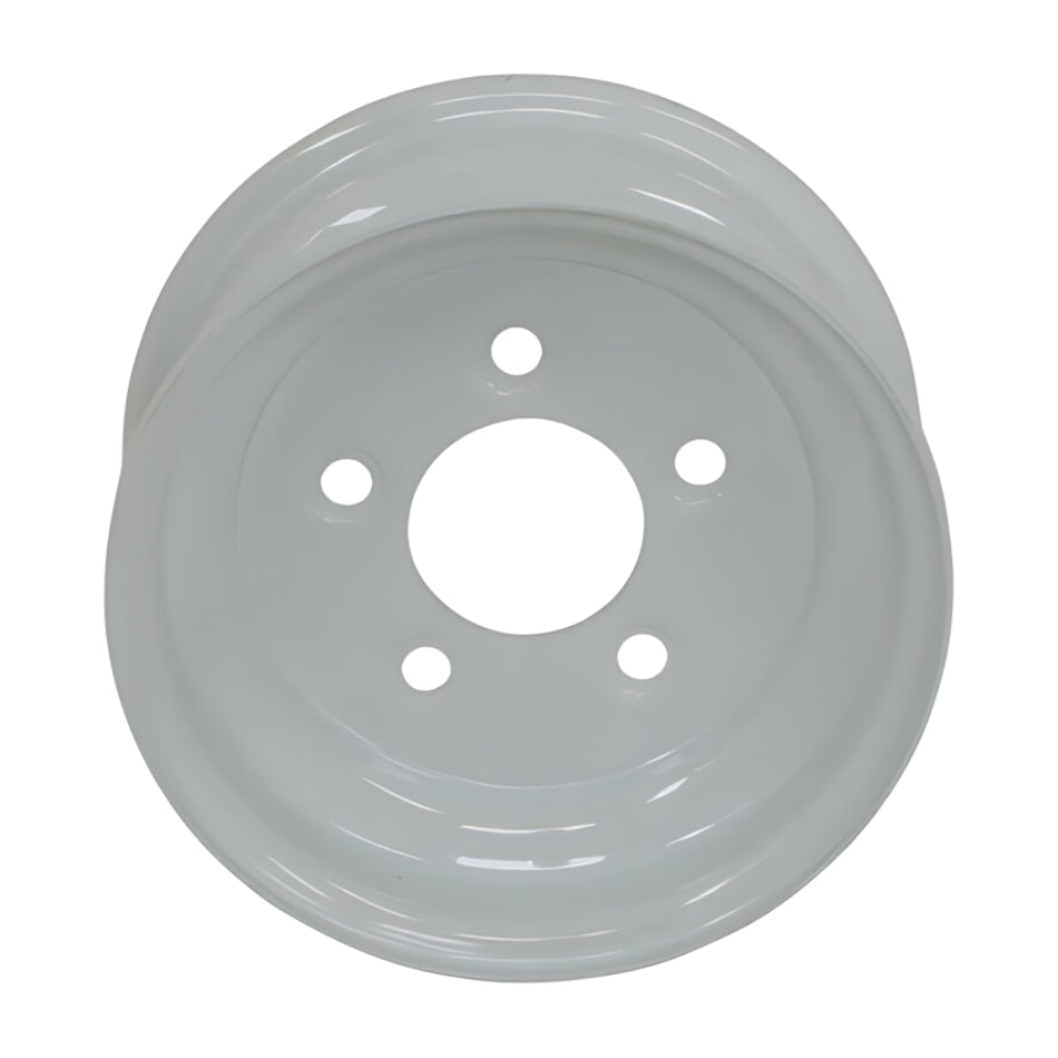 8" Kenda Steel Solid Center Trailer Wheel (8x3.75 / 4-4.0 Bolt Pattern)- White