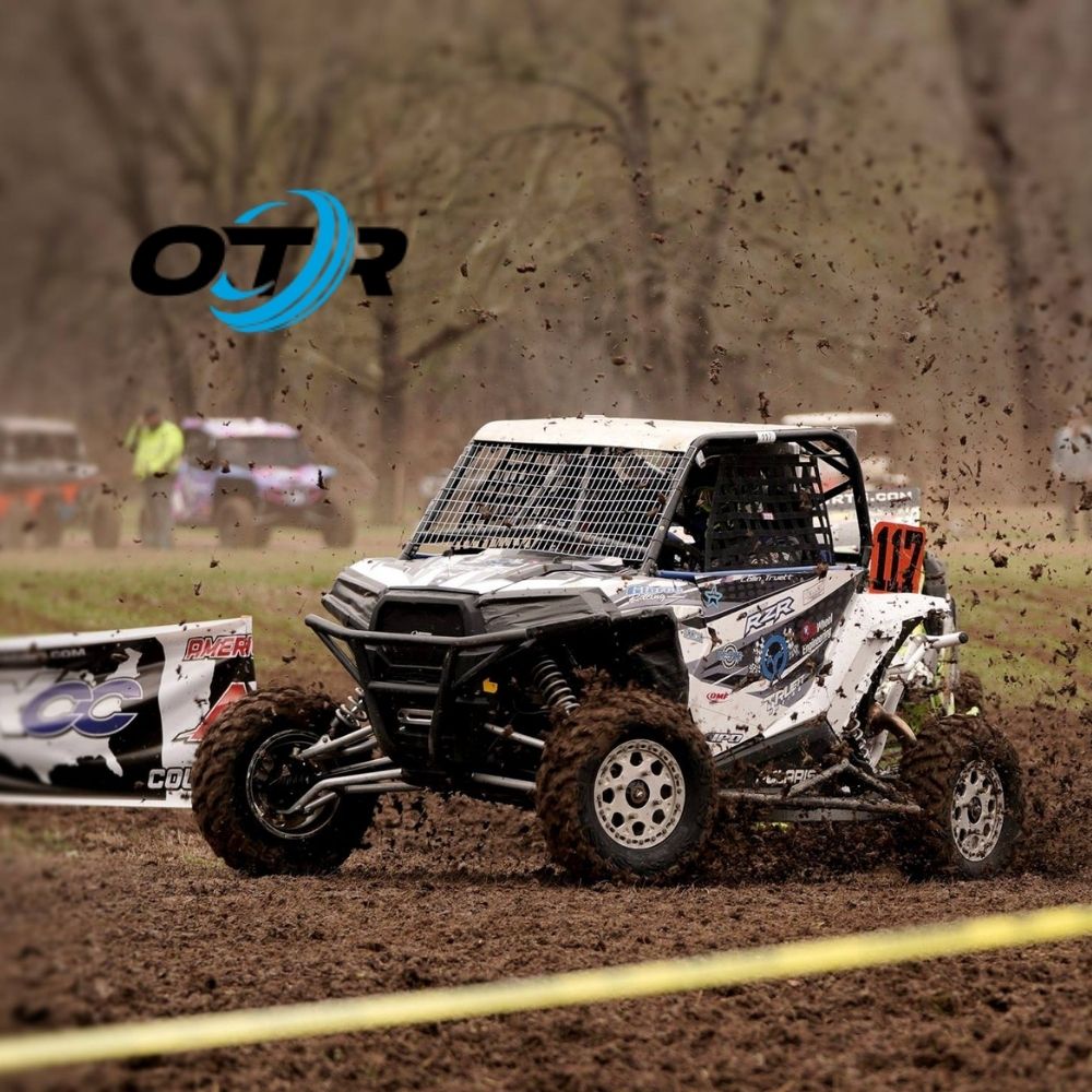 OTR Engineered Solutions Tires Brand Snippet Photo. UTV with OTR logo