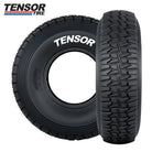 Two Tensor Desert Series Race tires with Tensor Tire logo