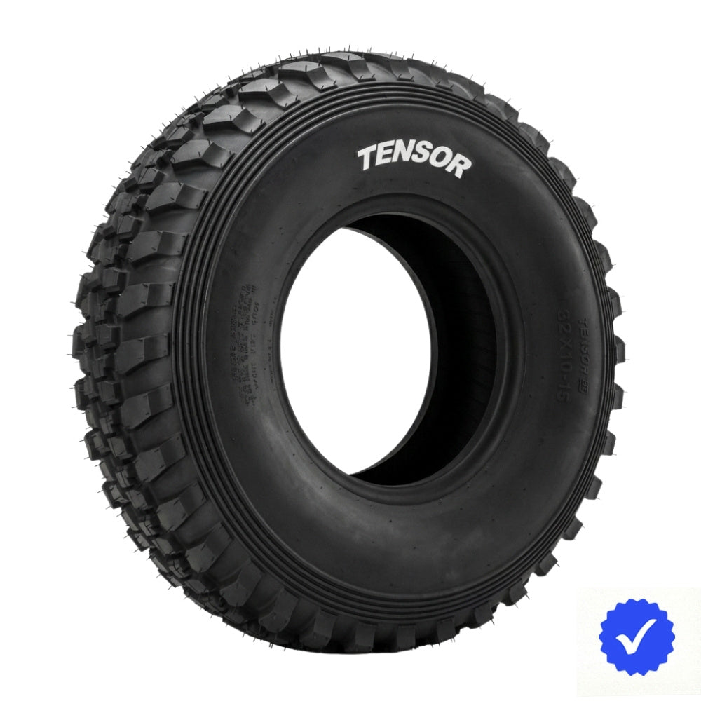 Tensor Desert Series tire side angle with blue check mark