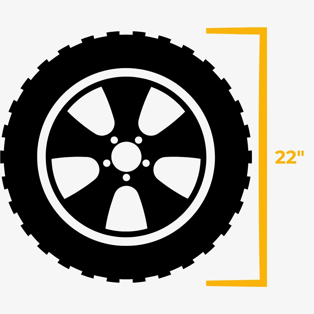 ATV/UTV Tires with 22" Overall Diameters for 10" Wheels