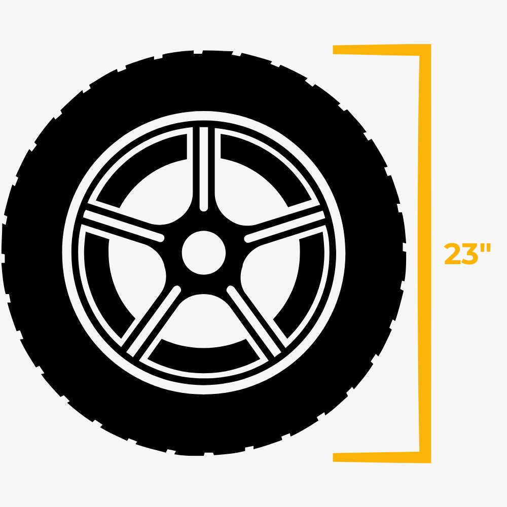 ATV/UTV Tires with 23" in overall diameter for 12 inch wheels
