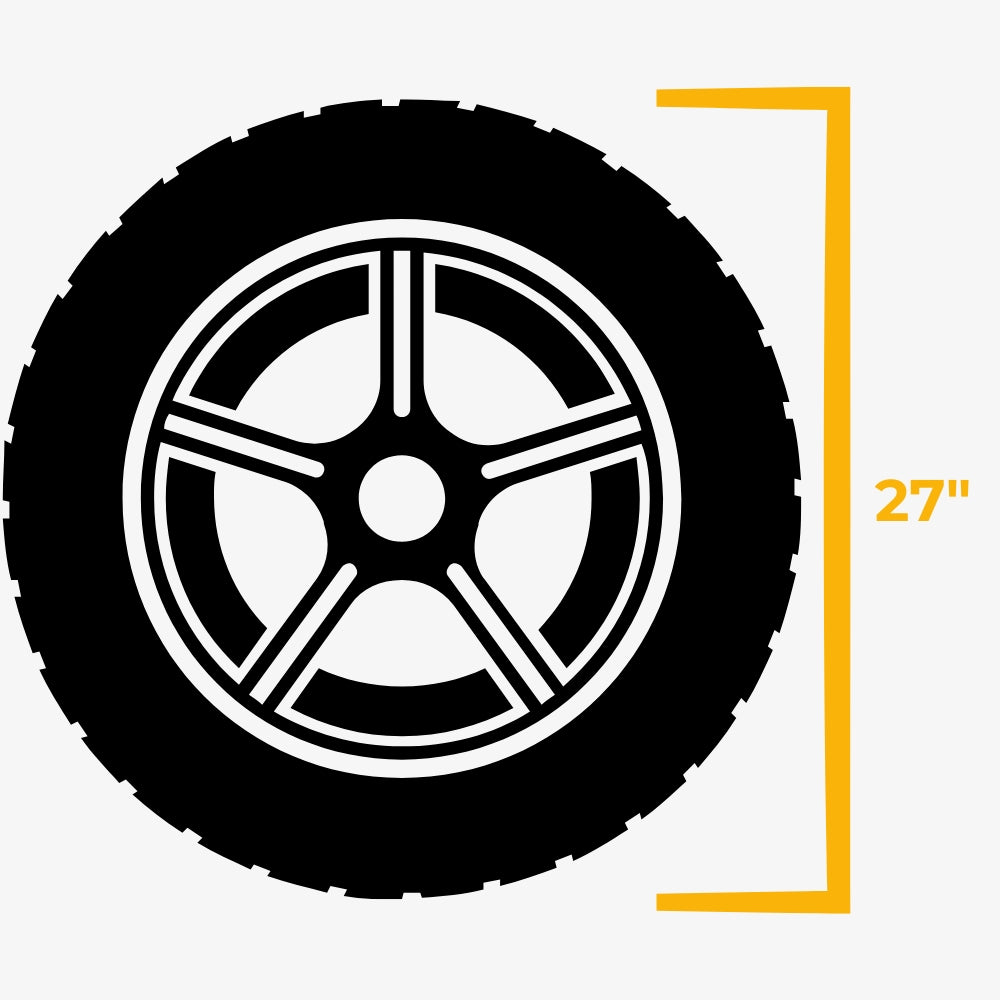 ATV/UTV Tires with 27" in overall diameter for 12 inch wheels