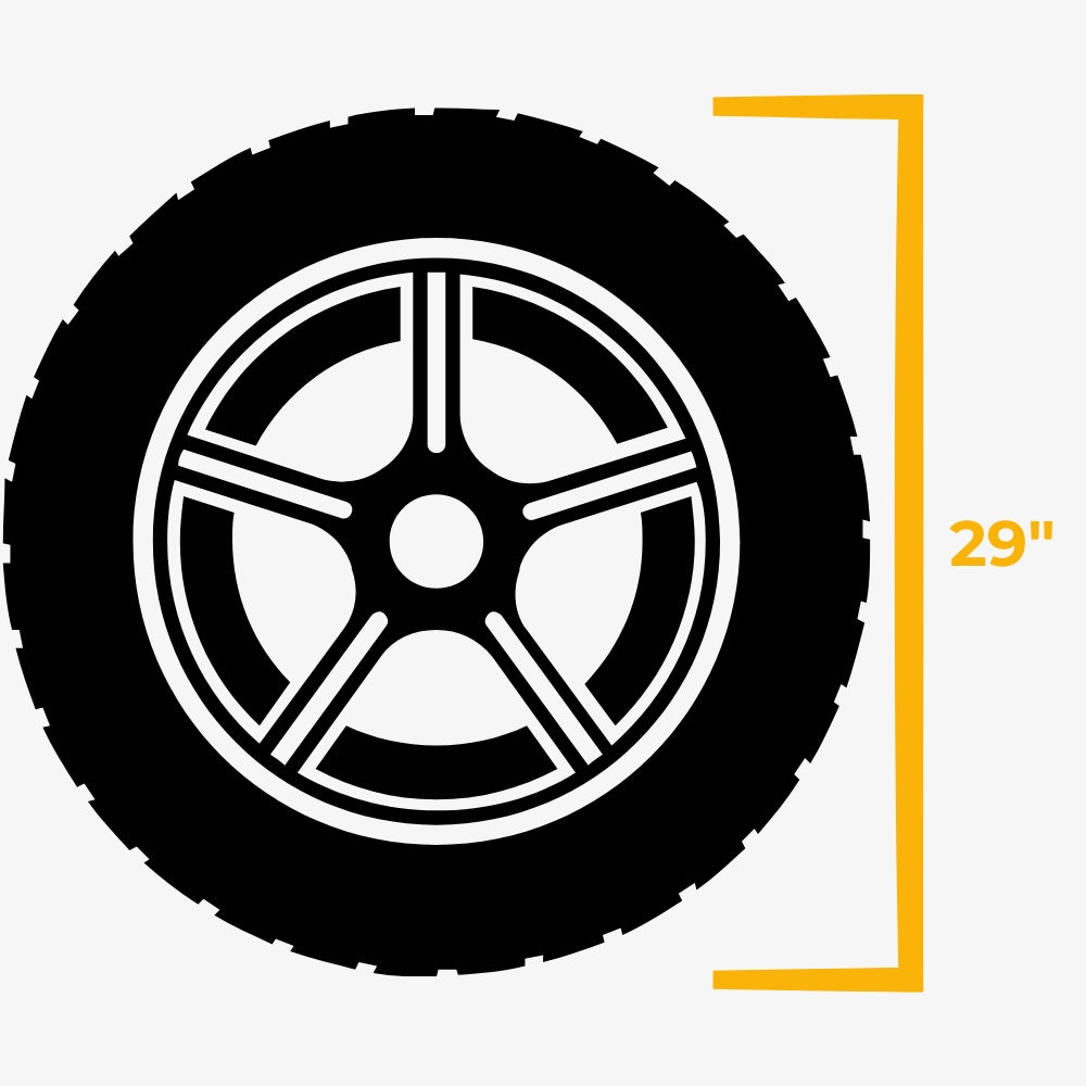 ATV/UTV Tires with 29" in overall diameter for 12 inch wheels