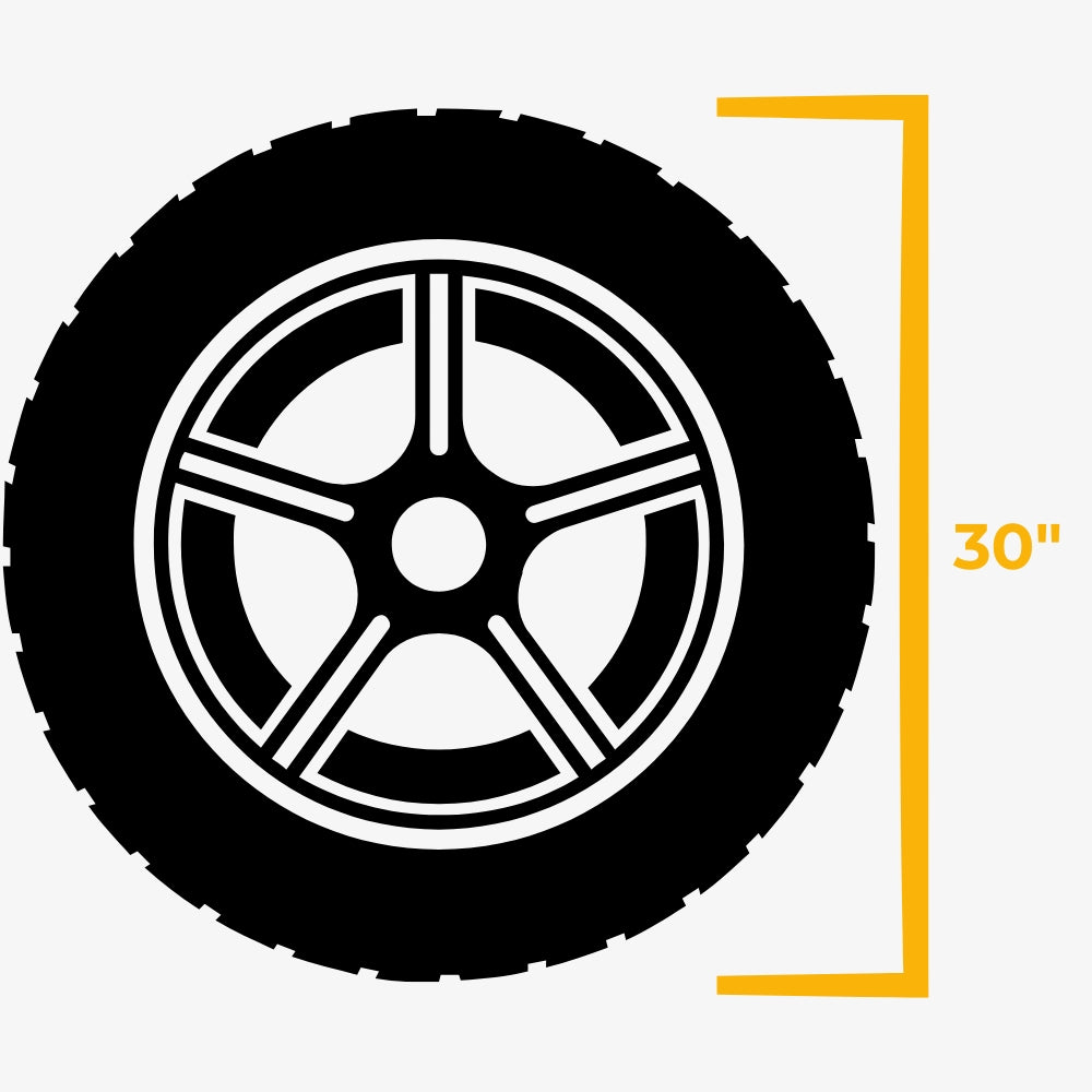 ATV/UTV Tires with 30" in overall diameter for 12 inch wheels