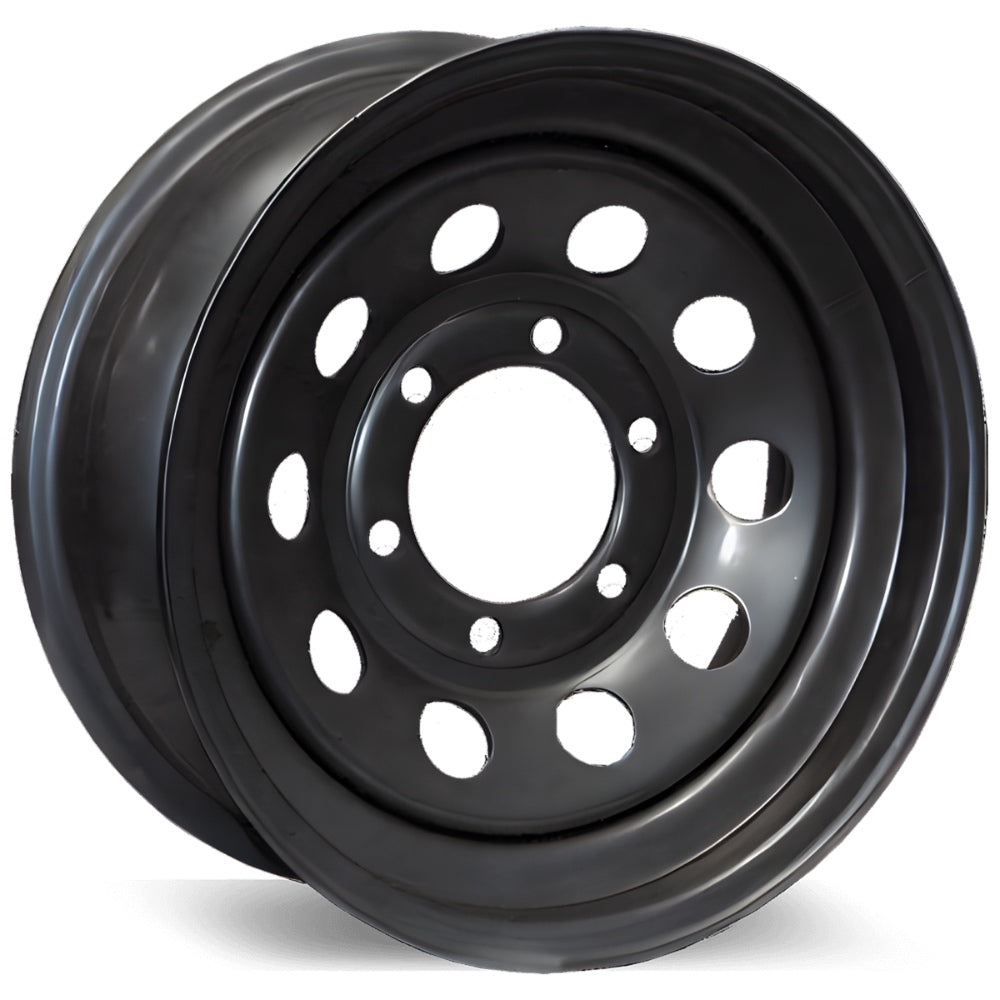 12" Kenda Steel Trailer Wheels (12x4JA / -.5 Offset / 3.19 Pilot) Black