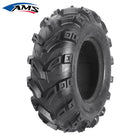 Main photo of the AMS Swamp Fox Plus 6-ply bias tire for ATV and UTV applications, available in many sizes for 12" and 14" diameter wheels, all offered at great prices and include free shipping from Ride or Die Tire.