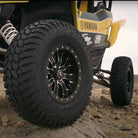 Liberty tire by Maxxis installed on Yamaha side-by-side feature photo.