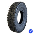 33x9.5R15 Aftershock XD AR33 Radial 8-Ply high performance all-terrain tire by Arisun with rounded shoulder tread blocks.