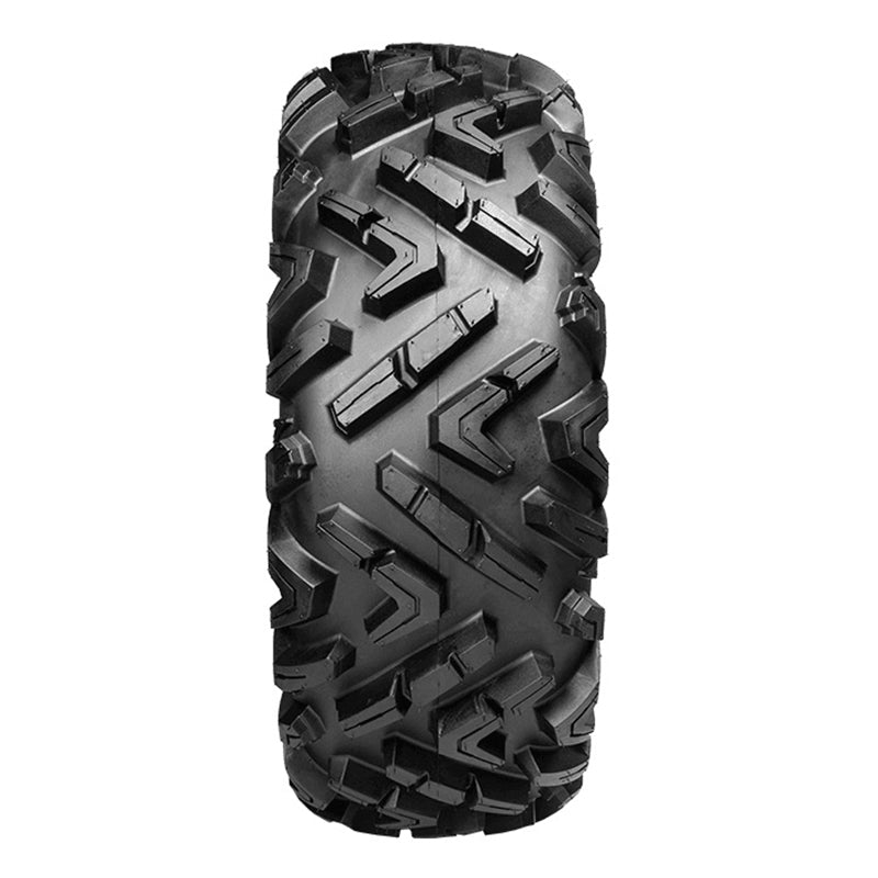 Tread pattern on Bruiser XT 12" 8 ply UTV Side by Side all terrain radial tire replacement.