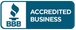 Ride or Die Tire's Better Business Bureau Accredited Business Seal with link to profile.