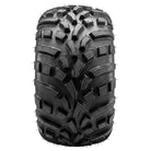 Full tread pattern and lug design view of the Carlisle AT489XD utility and sxs tire, displaying the high traction directional all-terrain and mud design.