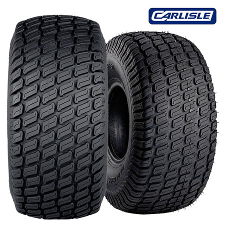 Carlisle Turf Master lawn-friendly golf, UTV and ZTR lawn and turf 2, 4, and 6-ply tire options, available in 6", 8", 10", and 12" rim sizes, featuring classic turf tread pattern, bias construction, and offered with free shipping.