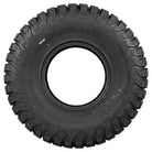 Full sidewall view of the 32x10.00R14 Forerunner XTrekker UTV and Side-by-Side tire, showcasing an attractive logo and sidewall design and integrated rim bead protector.