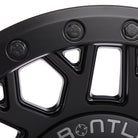 Detailed view of the spoke features and design on the Frontline All-Terrain 454 beadlock wheel.