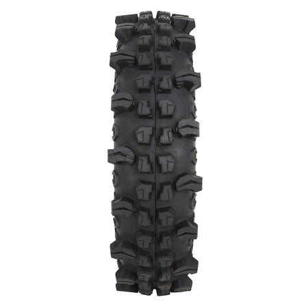 View of the tread pattern and lug details on the high performance Frontline 40x12R24 ACP SxS tire.