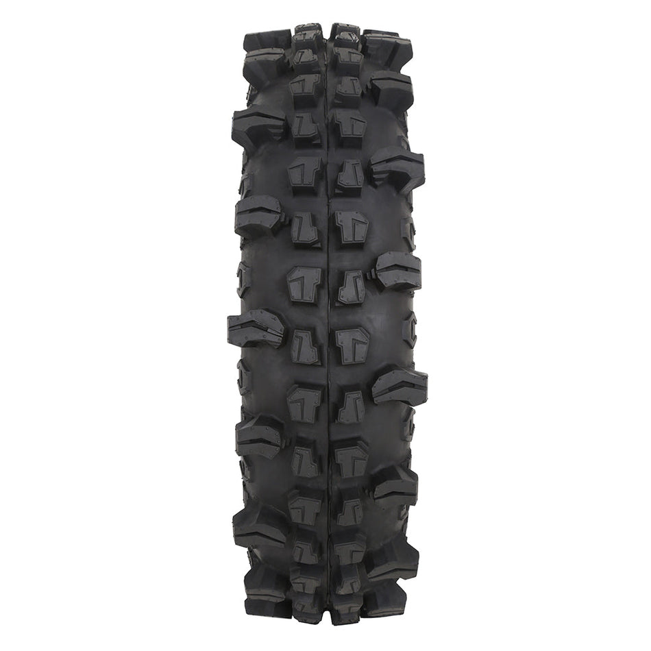 Detailed view of the tread pattern and lug details of the Frontline ACP 10-ply radial UTV and SXS tire.