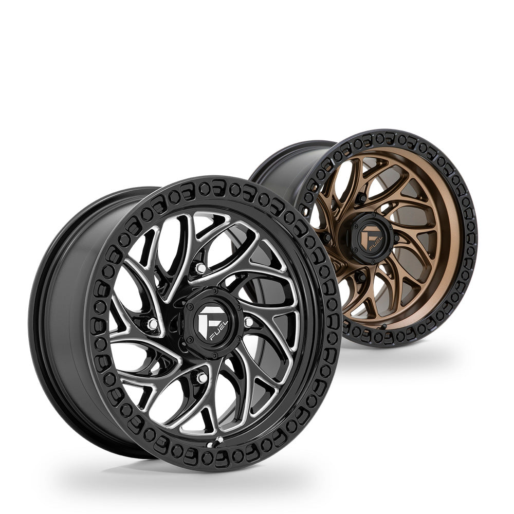 Fuel Runner (D741 / D777) UTV wheel in every finish: gloss black milled and bronze with black ring