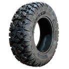 Angled view of the new Yokohama Galaxy Hulk PSX 8-ply nylon radial All-Terrain utility heavy duty tire designed for agricultural and hard surface / pavement use, with a high load rating and durable design, available in sizes for 12" and 14" rims, all offered with free shipping.