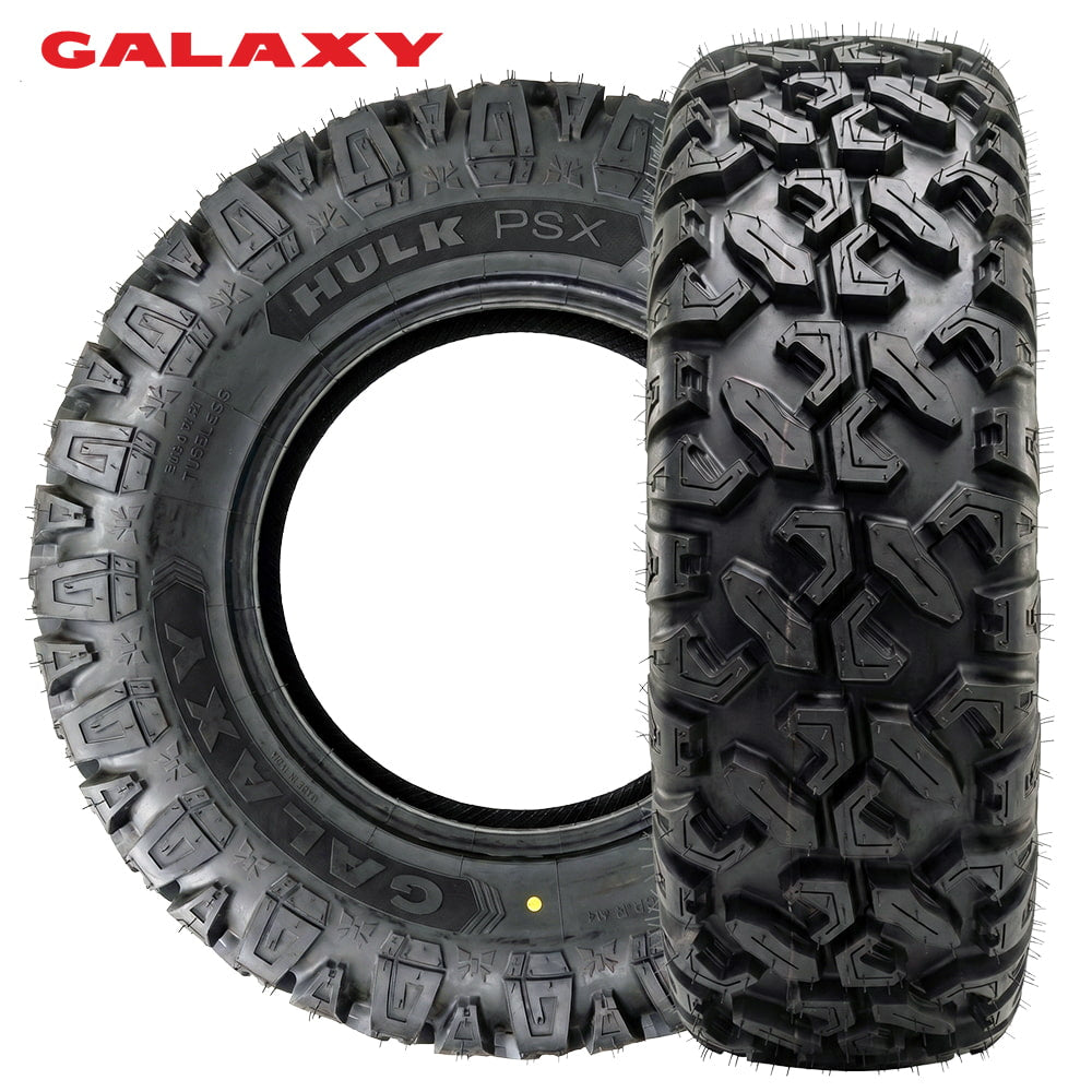 Main product image for the new Yokohama Galaxy Hulk PSX 8-ply nylon radial All-Terrain utility heavy duty tire designed for agricultural and hard surface / pavement use, with a high load rating and durable high traction design, sold by Ride or Die Tire.