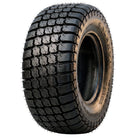 Angled view of the Galaxy Mighty Mow TS R3 style lawn, turf, specialty, utility, and ATV turf-friendly bias ply tire available in 8", 10", 12", 14", and 16" wheel sizes, all offered with free shipping by authorized Galaxy dealer Ride or Die Tire.