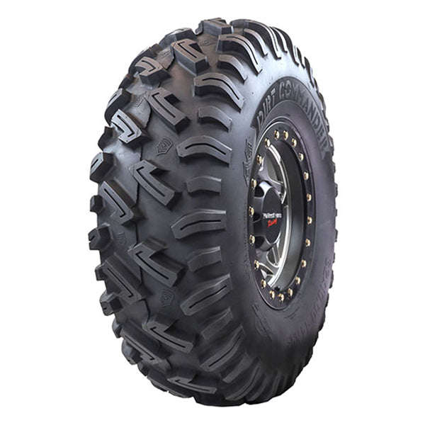 8-ply GBC Dirt Commander UTV, ATV, and SxS all-terrain trail and dirt tire, available in 12, 14, and 15 inch sizes.