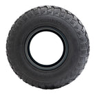 View of the sidewall design and profile of the GBC Mini Mongrel 6-ply radial all-terrain youth side-by-side tire.