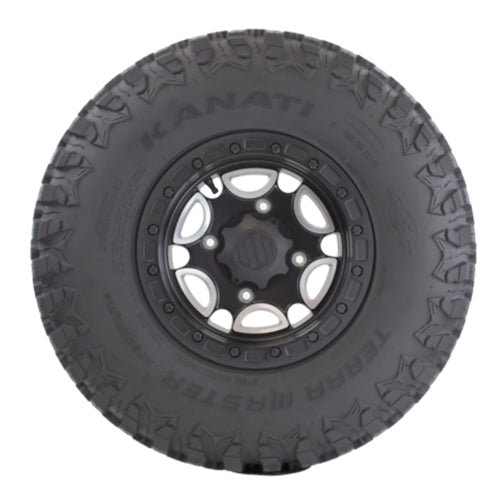 View of the sidewall on the Kanati Terra Master SxS and UTV radial tire.