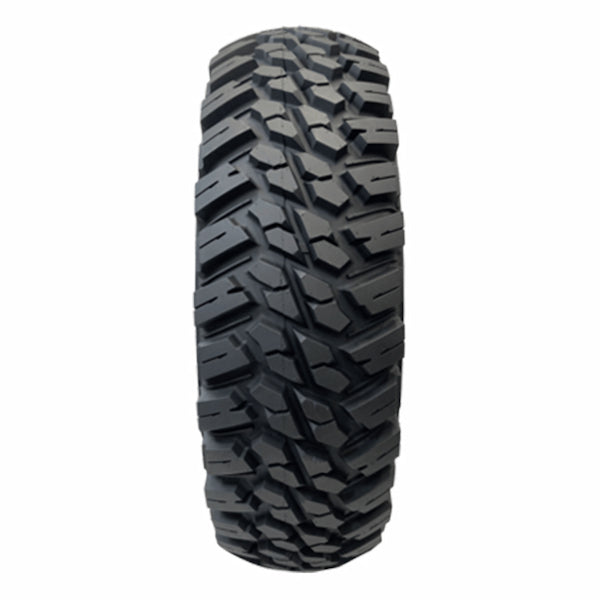 Tread pattern of GBC Mongrel SQ all-terrain side by side and UTV radial tire.