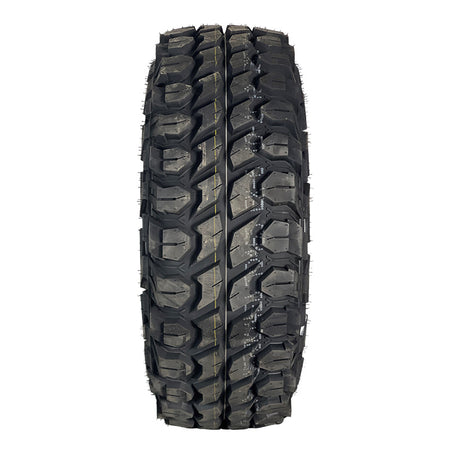 View of the tread pattern and lug design on the Gladiator X-Comp UTV and SxS high performance off road tire.