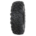 Alternate angled view of the Roctane T4 high performance 10-Ply Radial SXS and UTV tire, designed with an extra deep and robust rim guard to protect your investment on the trail and rocks.