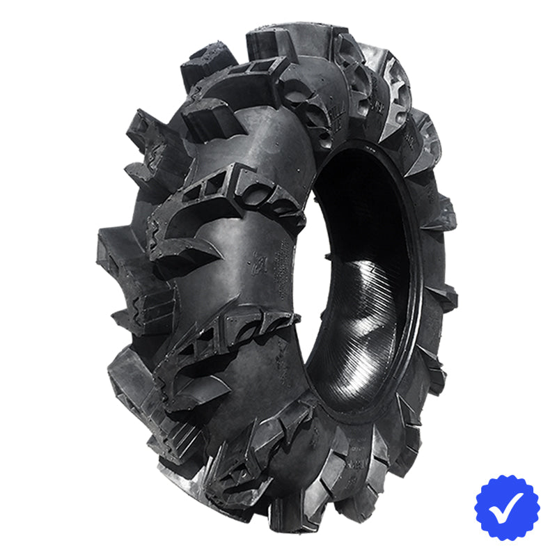 Conquer extreme mud with the Interco Gorilla Silverback MT2 off-road mud and swamp tire designed for UTV, Quad, ATV, and SXS applications, featuring aggressive traction and smooth ride, awesome mud performance, 3-stage lug technology, bead-to-bead sidewall lugs, extreme puncture resistance, and long lasting performance, offered with free shipping from Ride or Die Tire.