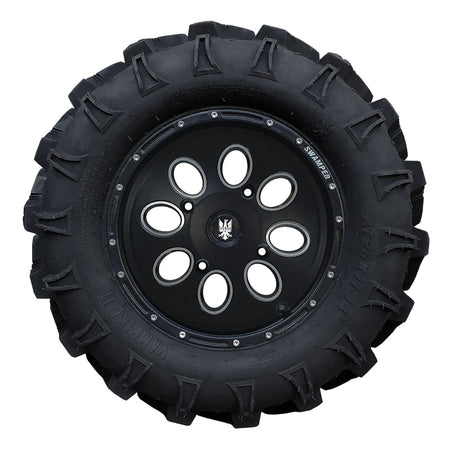 Sidewall view and features of the Interco Vampire 2 ATV mud and all-terrain tire.