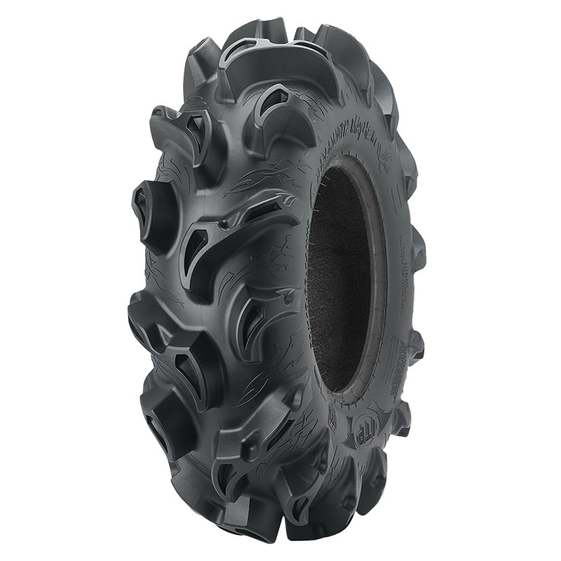 The largest 32" ITP Mammoth Mayhem deep mud tire available, designed for UTV and SxS applications, 6-ply Bias construction.