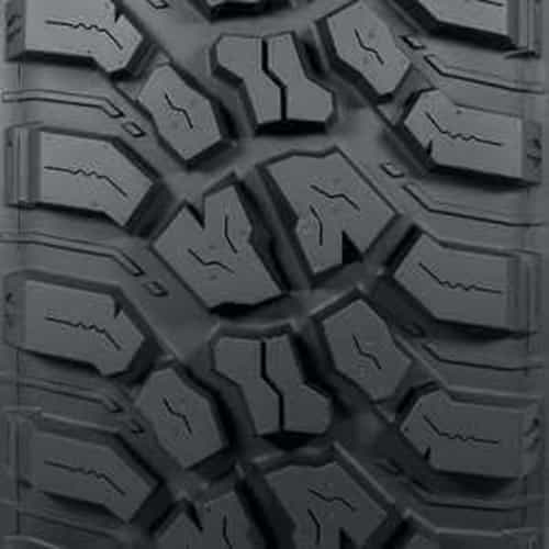 Close up view of the tread block and lug pattern design features of the Tenacity UTV tire.