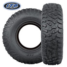 Main listing photo showing the sidewall and tread pattern of the 8-ply Nylon Radial high quality UTV and SXS tire, the ITP Terra Hook, available in all major sizes and all offered with free shipping from Ride or Die Tire.