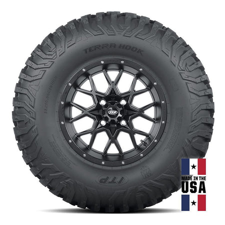 High quality sidewall view of the ITP Terra Hook tire.