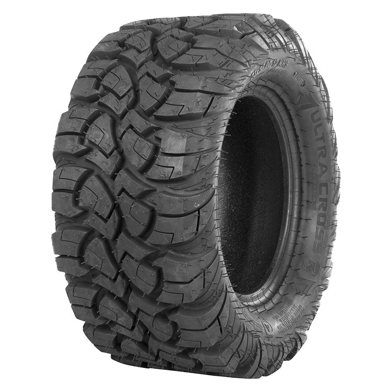 A single ITP Ultra Cross R Spec UTV / SxS Radial Tire with a 8-ply construction, displayed on a white background.