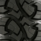 Tread pattern close-up view on the ITP Ultra Cross tire.