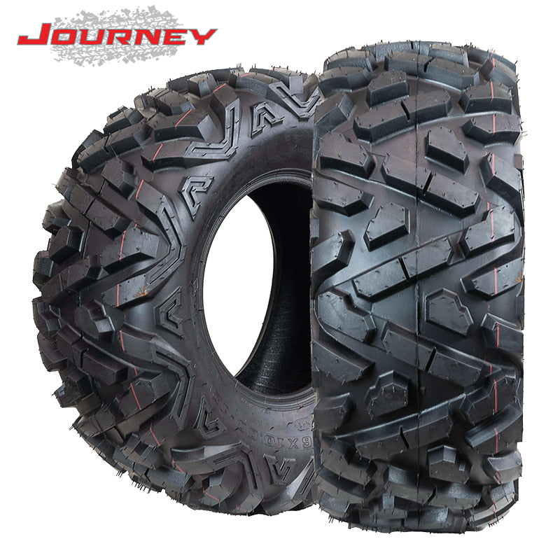 Journey ATV and UTV W350 all-terrain bias ply "Bighorn Style" economy tire available in wide variety of sizes, in 4-ply, 6-ply, or 8-ply construction, offered with free shipping by Ride or Die Tire.