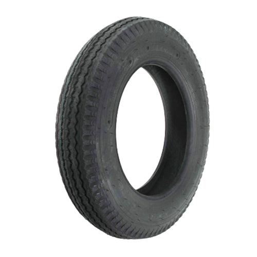 Angled view of the Load Range C (LRC) 4.80-12 Kenda Loadstar K353 trailer tire designed for boat trailers and small utility trailers.