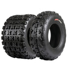 Main product image photo of the high performance Kenda Havok quad and atv sport tire, featuring high traction "x" knob tread block design and either 4 or 6-ply bias construction for durability, sold by authorized Kenda dealer Ride or Die Tire.