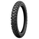 Angled image of the Kenda K785 Millville 2 front dirt bike tire, engineered for top MX and Off-road performance, with a directional design lug pattern for soft to intermediate conditions with increased cornering traction biting edges, sold with fast and free shipping.