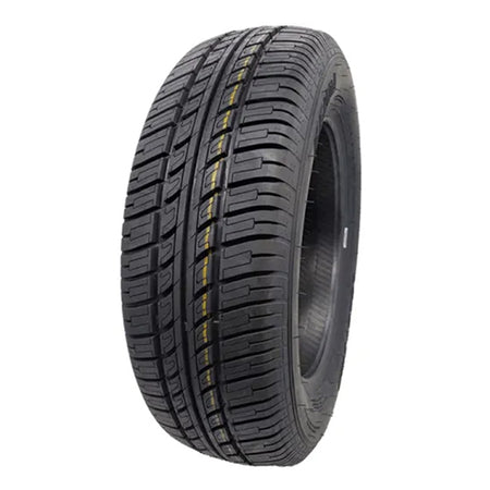 Tread pattern detail on Kenda KR17 Karrier HD steel belted radial Load Range C 17" trailer tire.