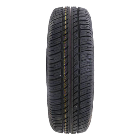 View of the high performance and durable tread pattern design of the 17" Load Range C radial trailer tire by Kenda, Loadstar Karrier model.
