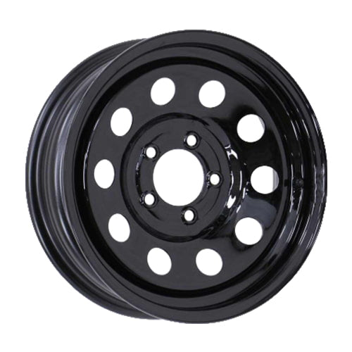 15" Kenda Steel MOD Trailer Wheel replacement (15x5JJ / 0-Zero Offset / 3.19 Pilot) Black